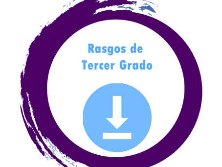Rasgos de Evaluación Tercer grado