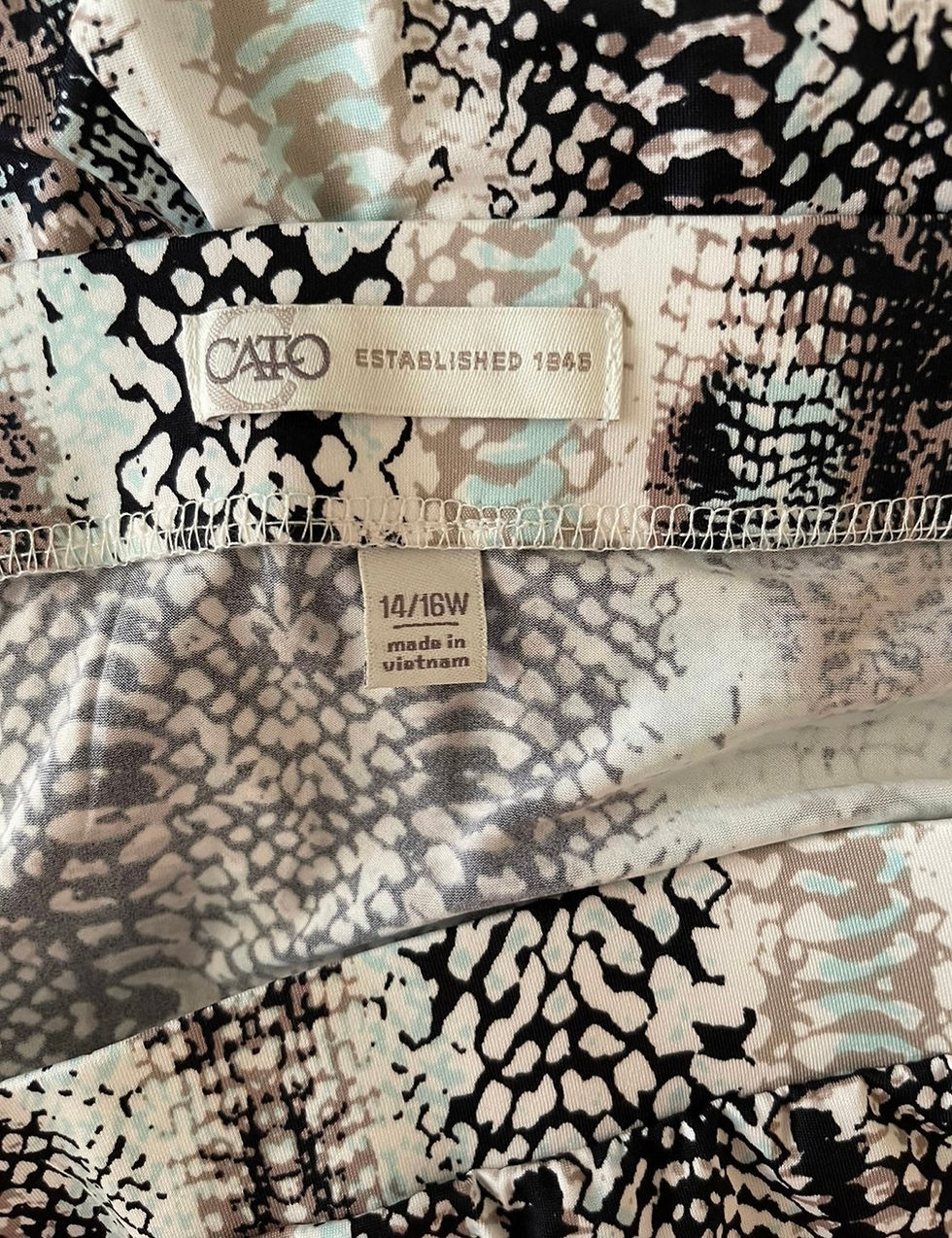 Thumbnail: (10) NWOT women's maxi skirt Cato (14/16W) MSRP $65