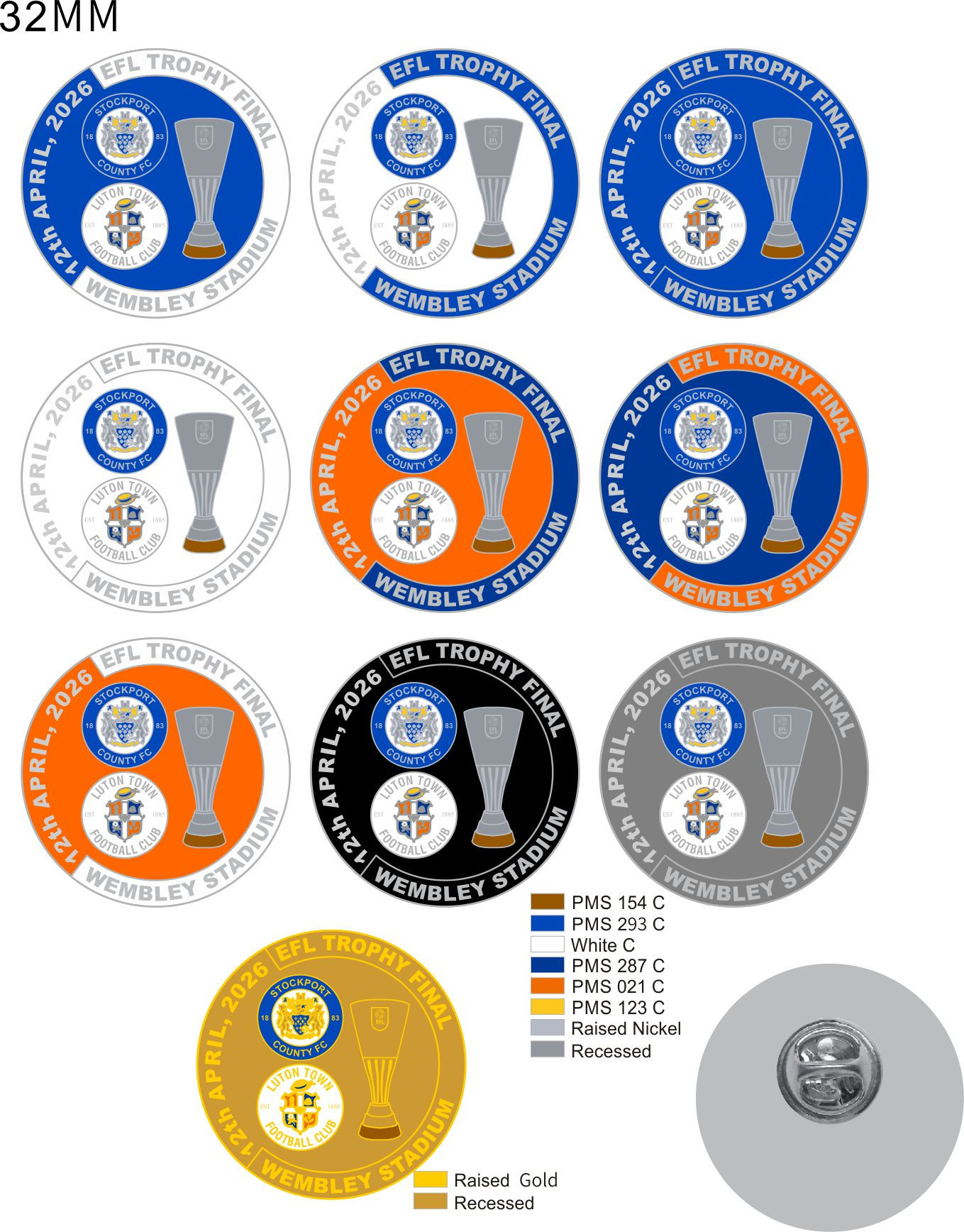 Stockport County v Luton Town - 2026 EFL Trophy Final