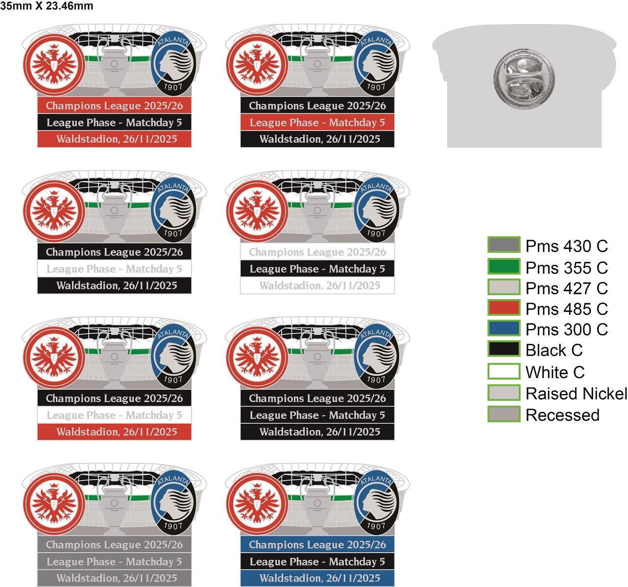 Eintracht Frankfurt v Atalanta - CL 2025/26 - League Phase - Matchday 5
