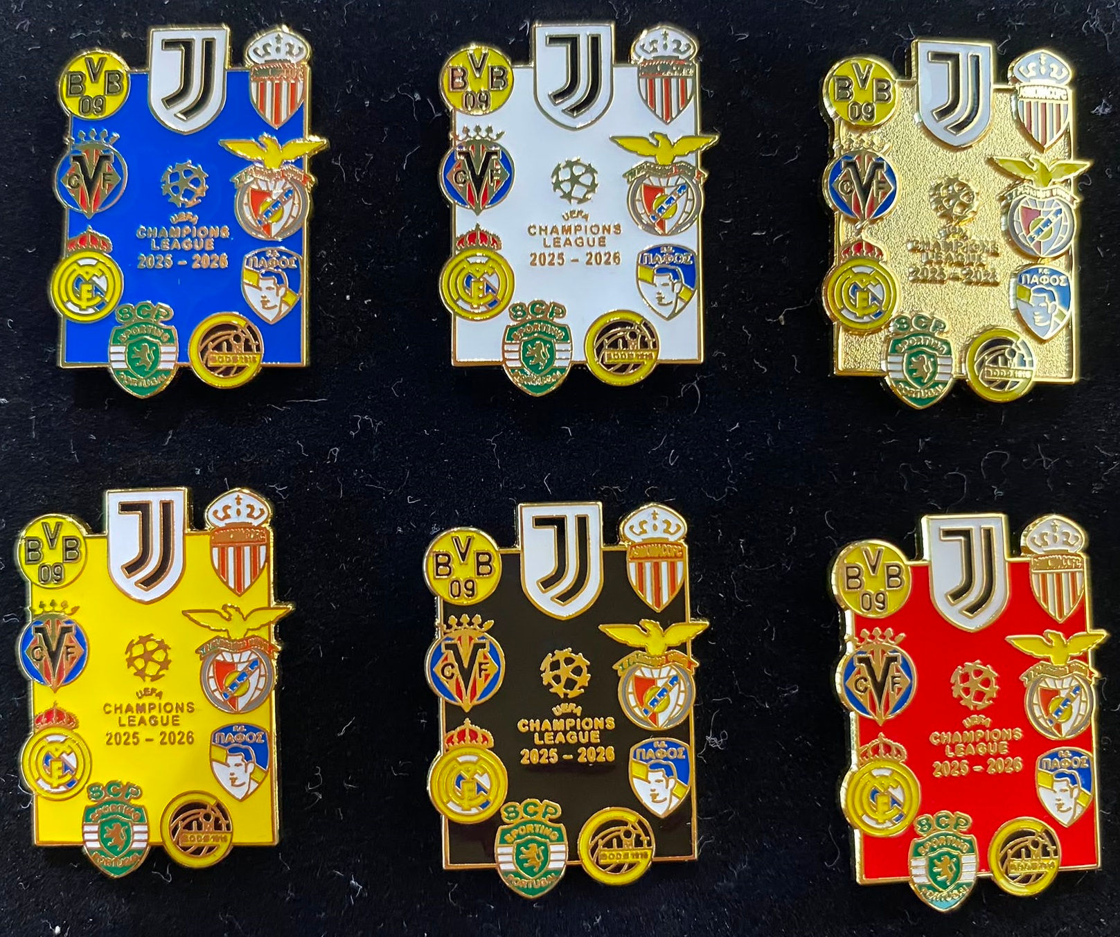 Juventus FC - 2025/26 Champions League - League Phase Opponents