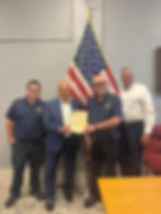 Huntington County, Indiana, Commissioners sign the county’s first-ever Emergency Management Month proclamation in August 2025, showing support for the mission of Huntington County, Indiana, Emergency Management Agency.