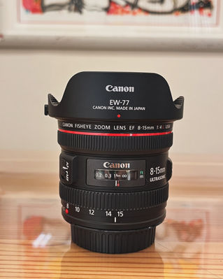 CANON EF 8-15mm F4L USM FISH-EYEを80,000円でお買取しました