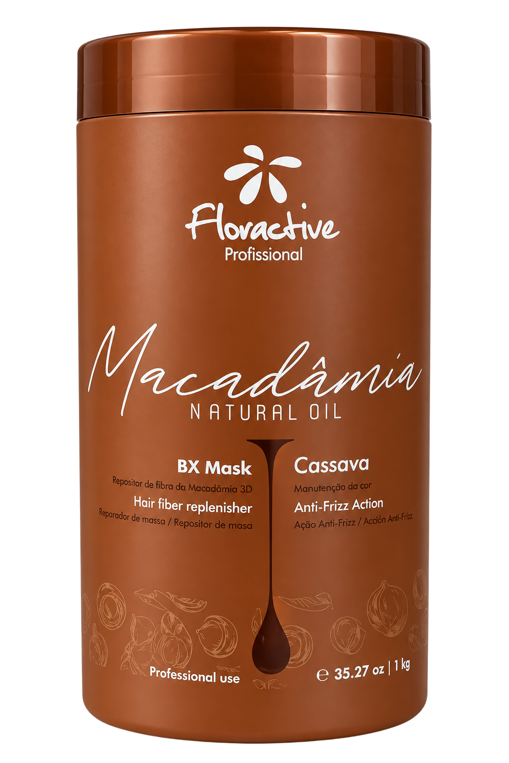 Floractive Macadâmia Natural Oil BX Mask Cassava – 1 kg