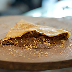 A- Salsa de chocolate y avellana