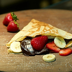 D- Chocolate y frutas e elección