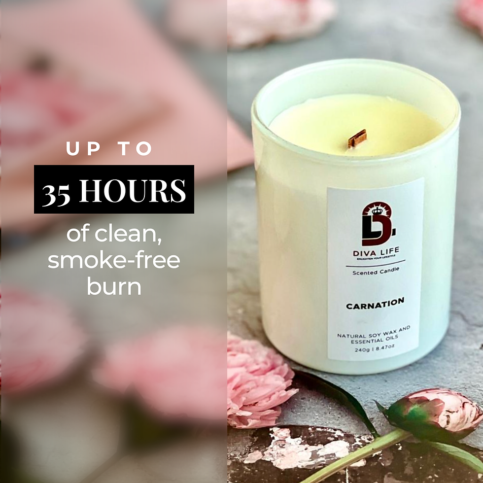 Thumbnail: Carnation soy wax candle burn time