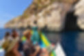 group on boat at sea