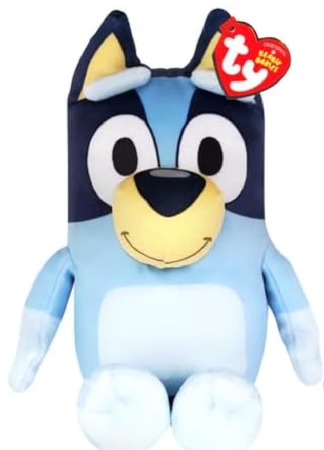Thumbnail: TY Beanie Baby Bluey or Bingo Plush Toy single soft cuddly toy