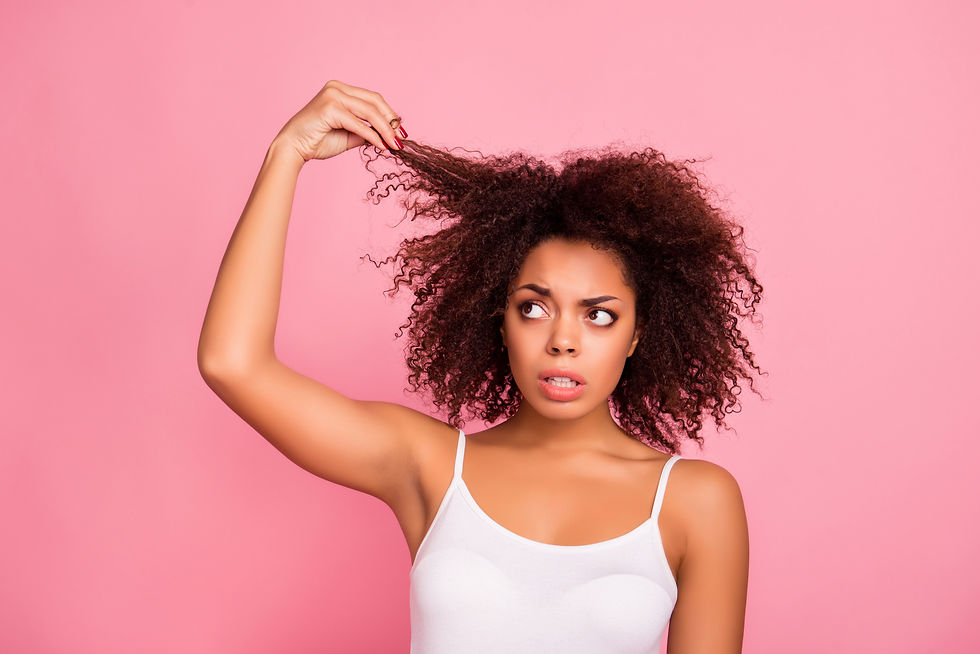 Natural afro Hair routine