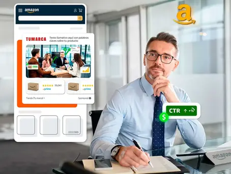 Ejemplo de Amazon Creative Testing comparando creatividades para aumentar CTR en campañas PPC