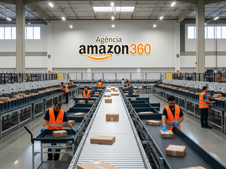 almacen de amazon con trabajadores foto esclusiva de agencia amazon