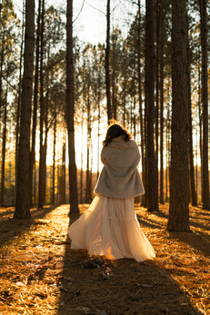 Winter motherhood photoshoot