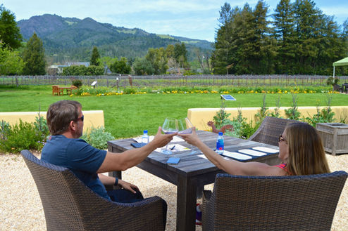 Tour guests on a private Hike & Wine Tour in Sonoma Valley.