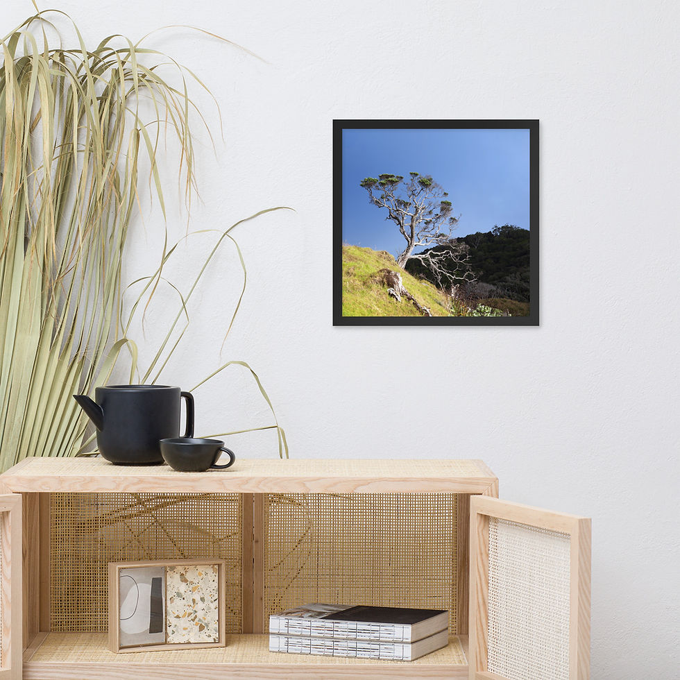 Thumbnail: Mountain Tree Framed photo paper poster