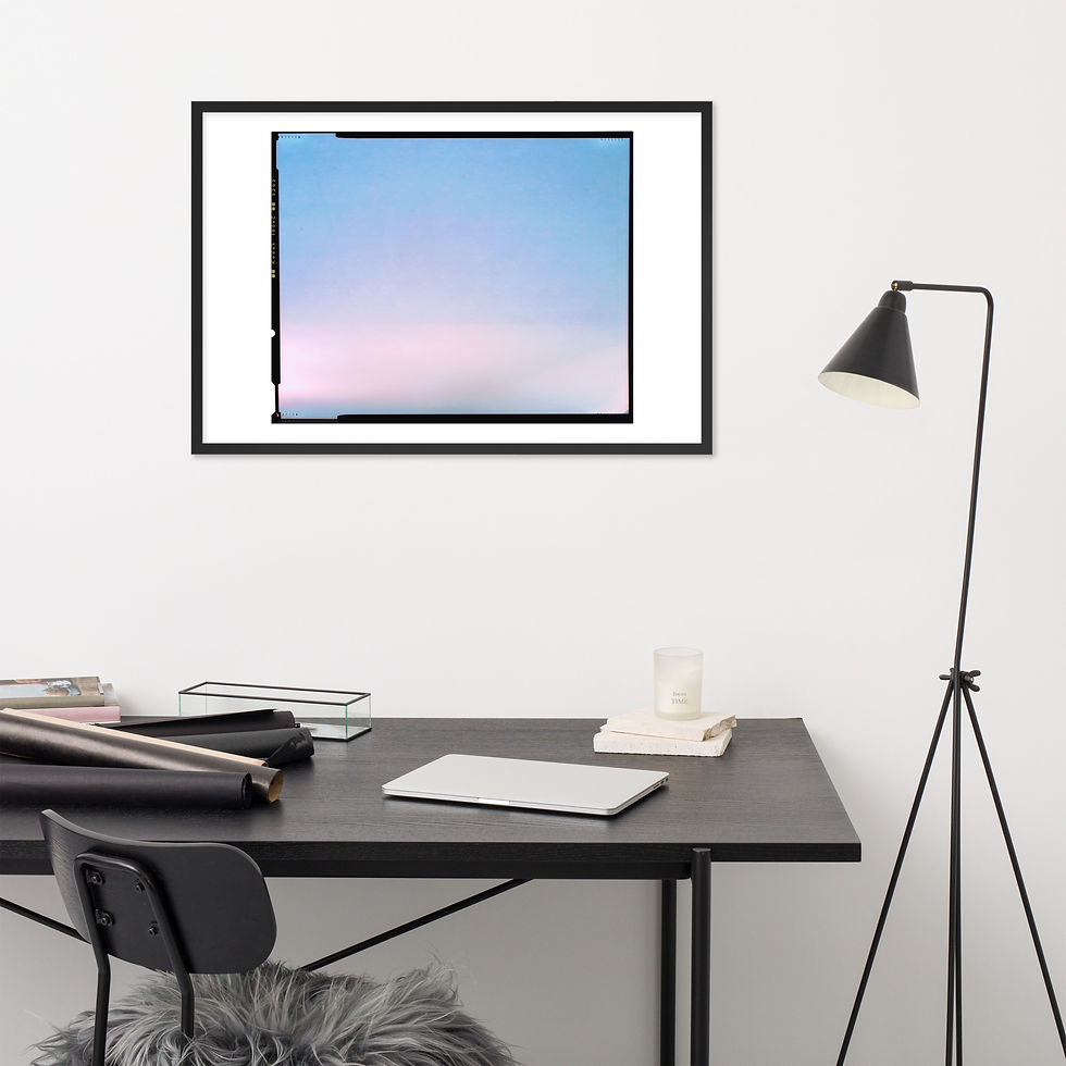 Thumbnail: Blue 3 Enhanced Matte Framed Poster