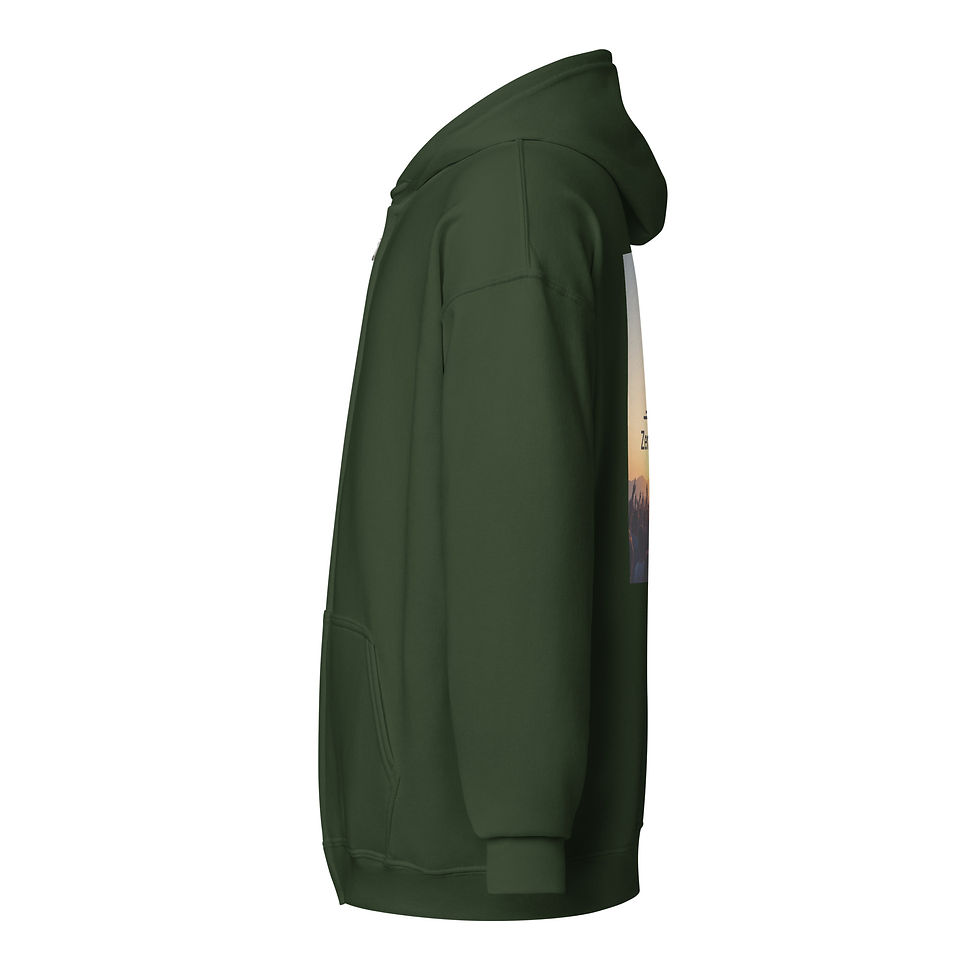 Thumbnail: Zendagee Sunrise Unisex heavy blend zip hoodie