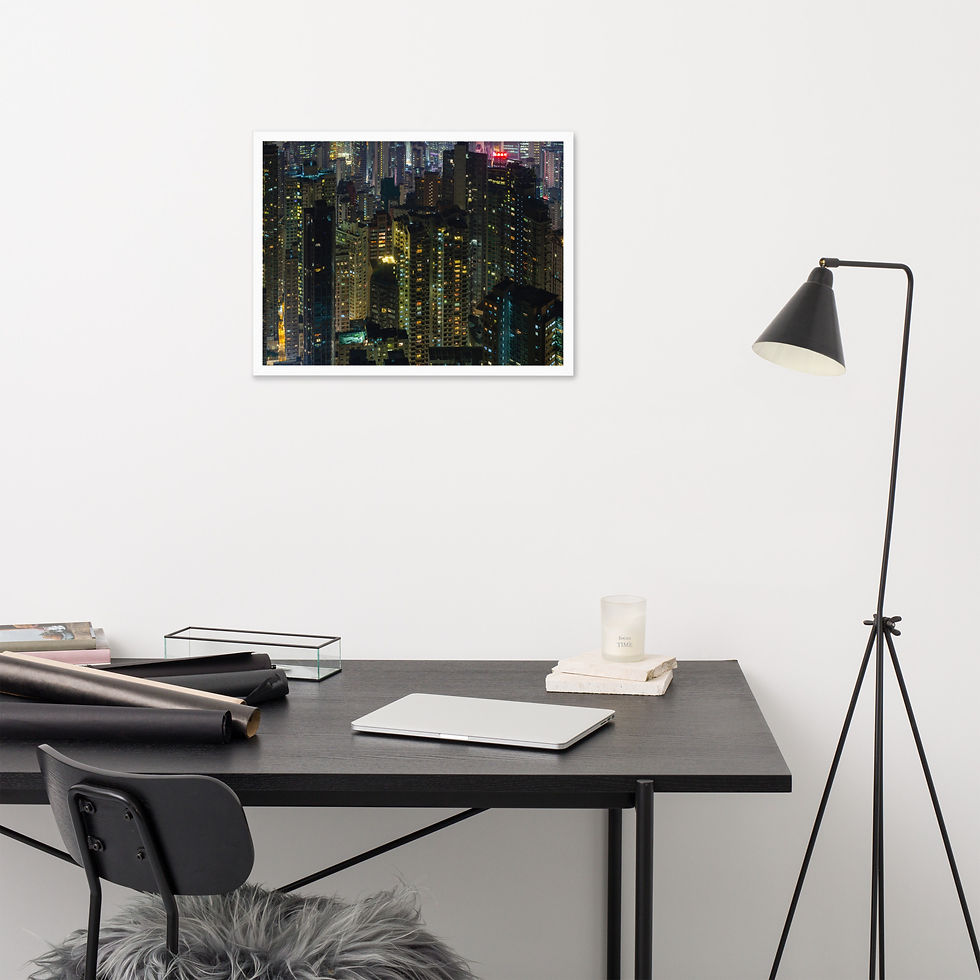 Thumbnail: Hong Kong Framed photo paper poster