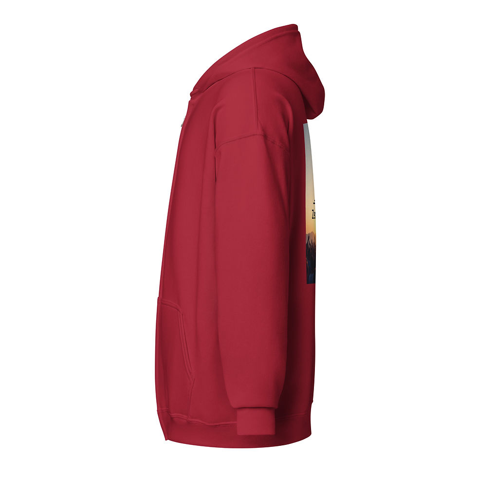 Thumbnail: Zendagee Sunrise Unisex heavy blend zip hoodie