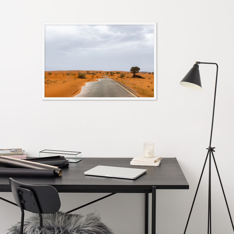 Thumbnail: Dubai Framed photo paper poster