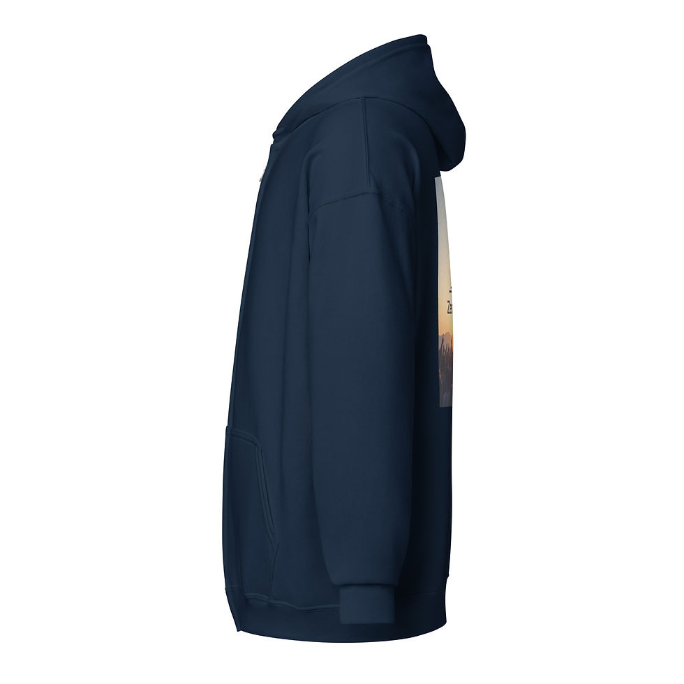 Thumbnail: Zendagee Sunrise Unisex heavy blend zip hoodie