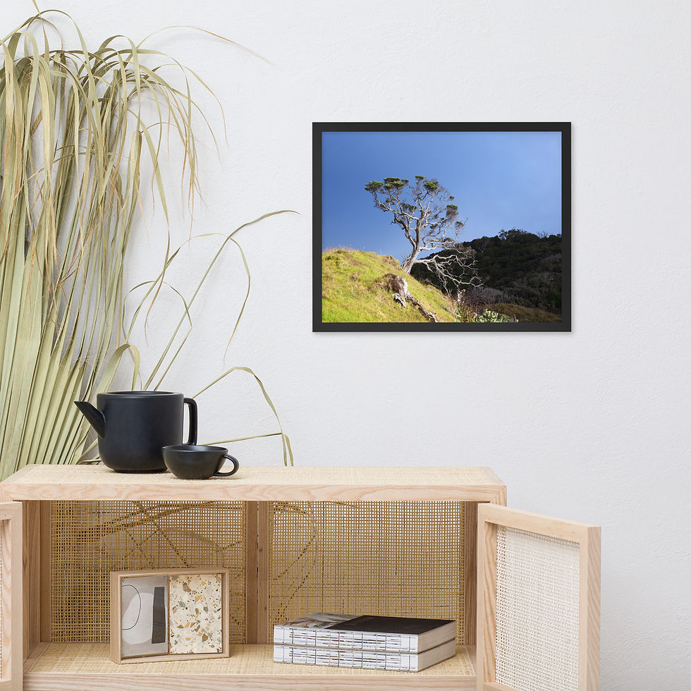 Thumbnail: Mountain Tree Framed photo paper poster
