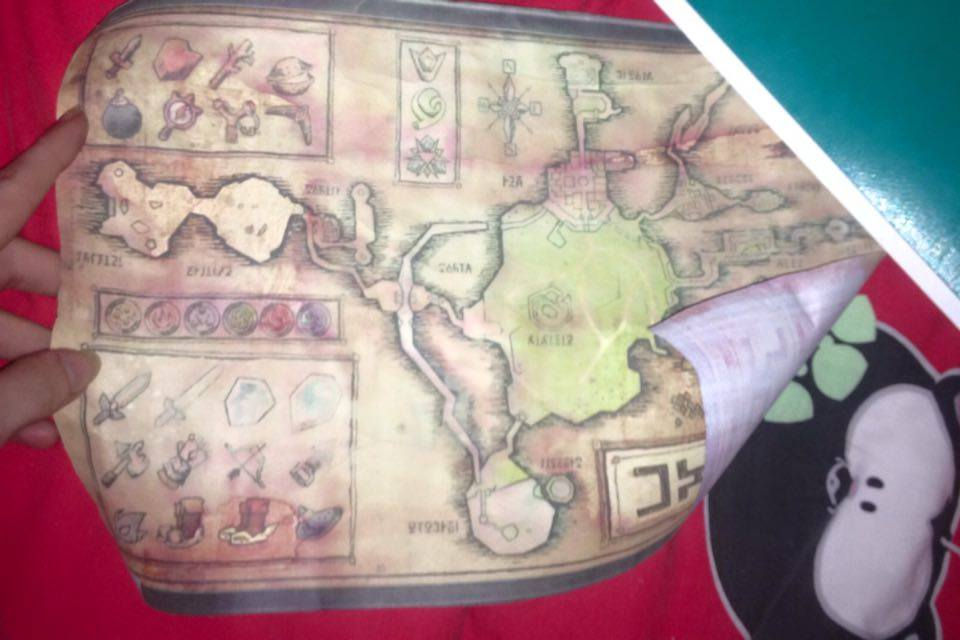 Carte Ocarina of Time faite main
