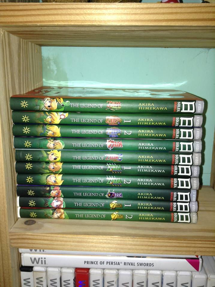 Collection de mangas Zelda