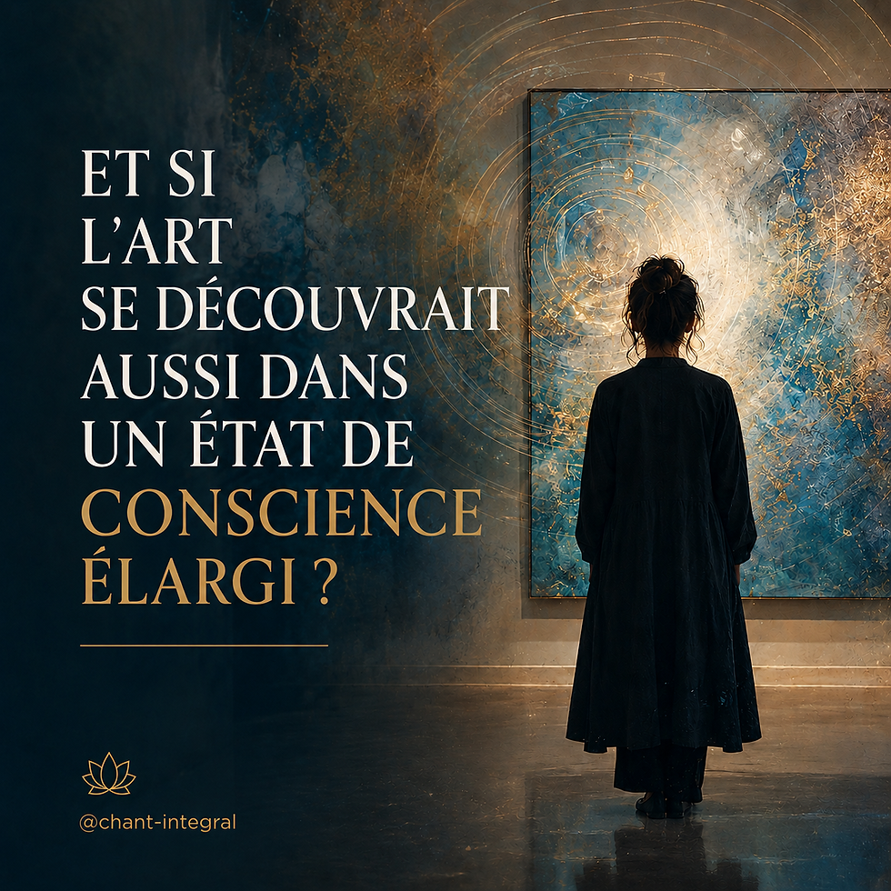 Et si les états de conscience élargis avaient leur place dans les galeries d'art ?