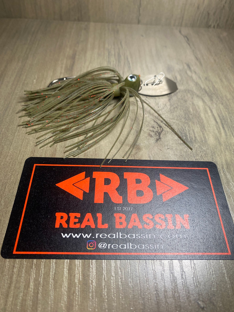 1/2 oz Watermelon Red  bladed jig