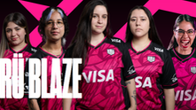 KRÜ Blaze impone la llama rosa, finalistas invictas del Game Changers LATAM Sur