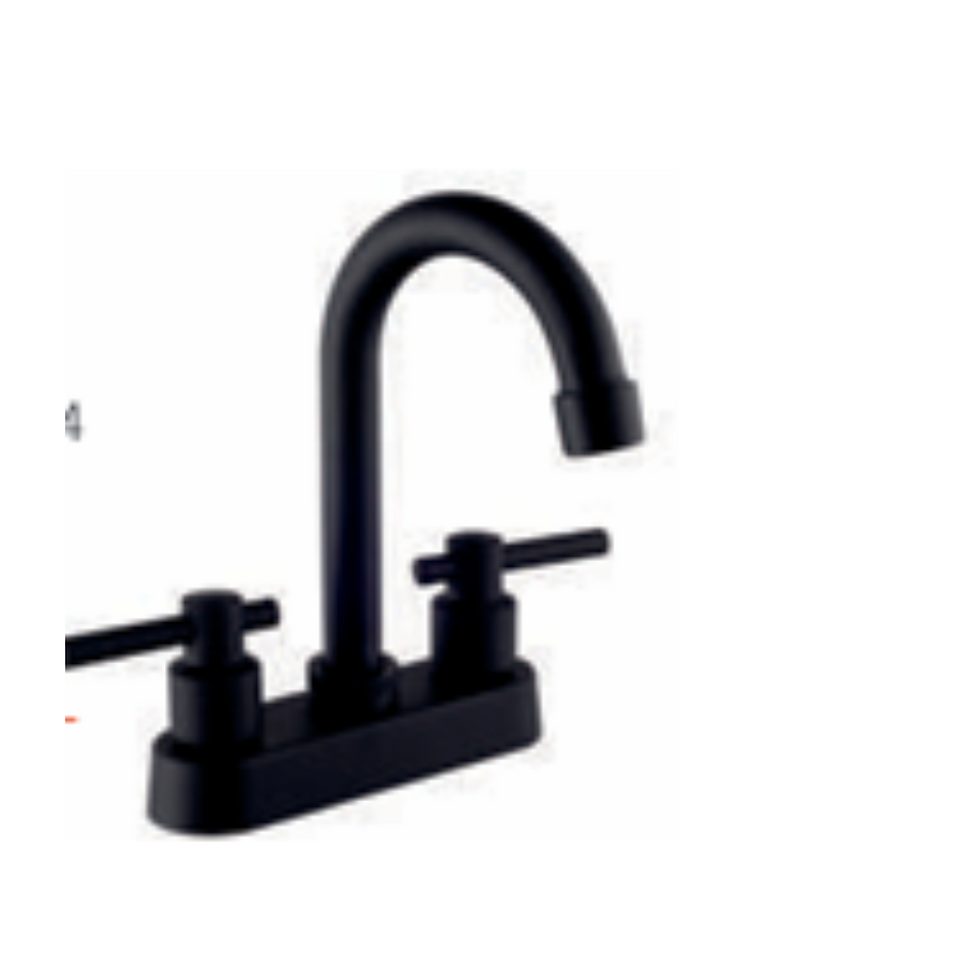 MEZCLADORA ECOLÓGICA PARA LAVABO NEGRO MATE 4025.2