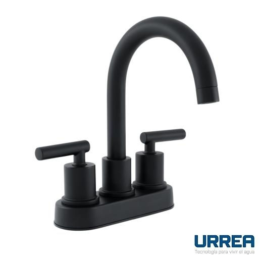Mezcladora de 4" para lavabo negro mate MOD. 14CL.2