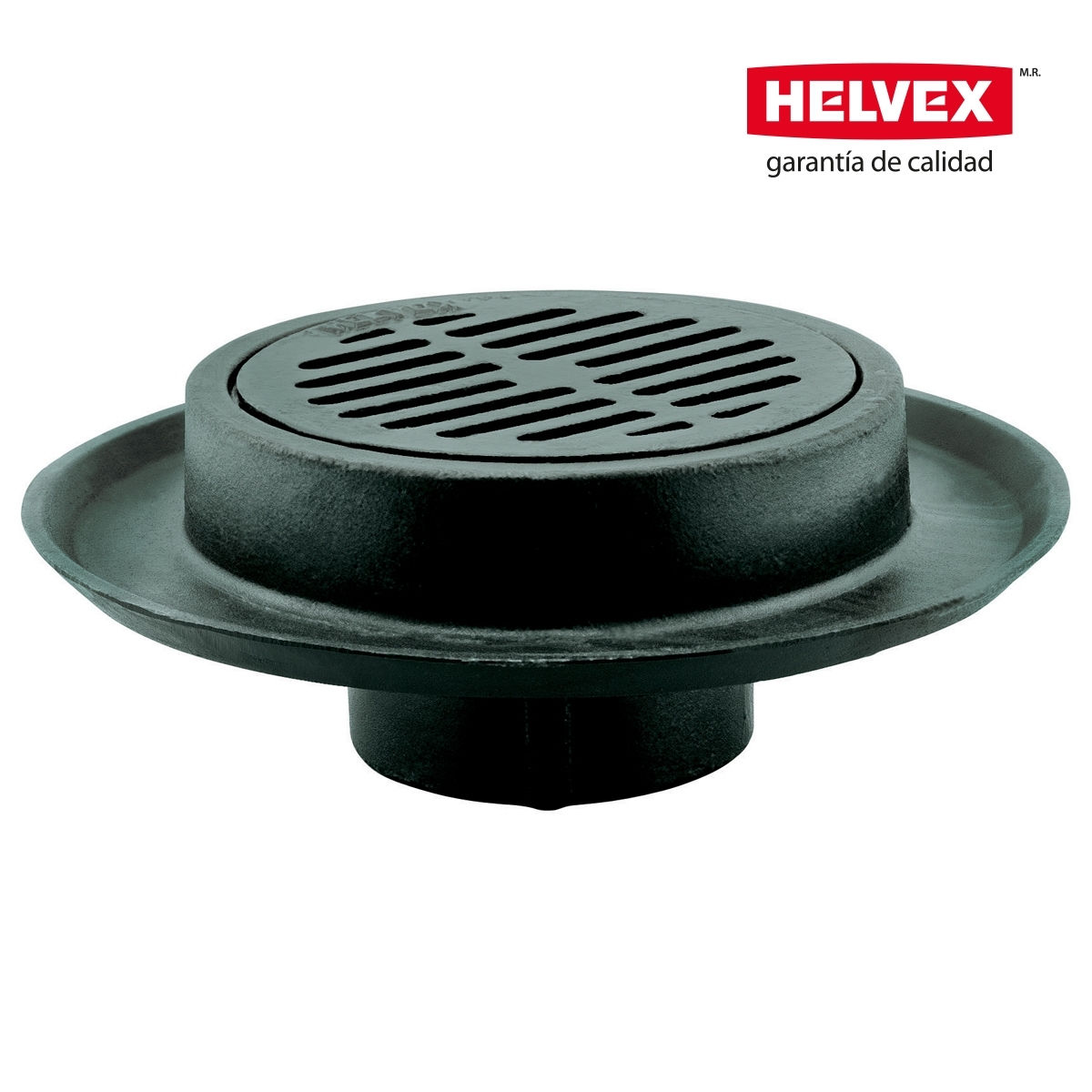 COLADERA DE REJILLA REDONDA PARA PATIOS, GARAGES, TERRAZAS, ETC. MOD. 2514