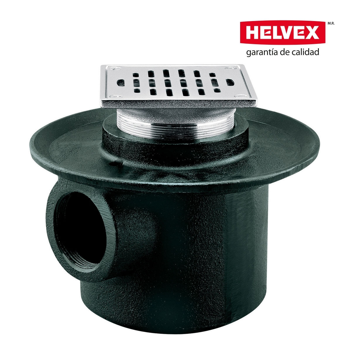 COLADERA DE UNA BOCA REJILLA CUADRADA MOD. 282-35CH