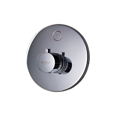 Monomando para regadera con botón piezoeléctrico y termostato MOD. WE61.371