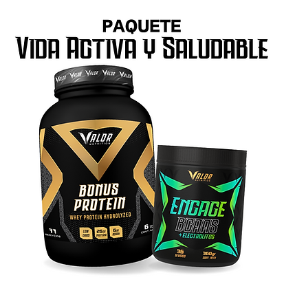 Paquete Vida activa: Proteína + BCAAS