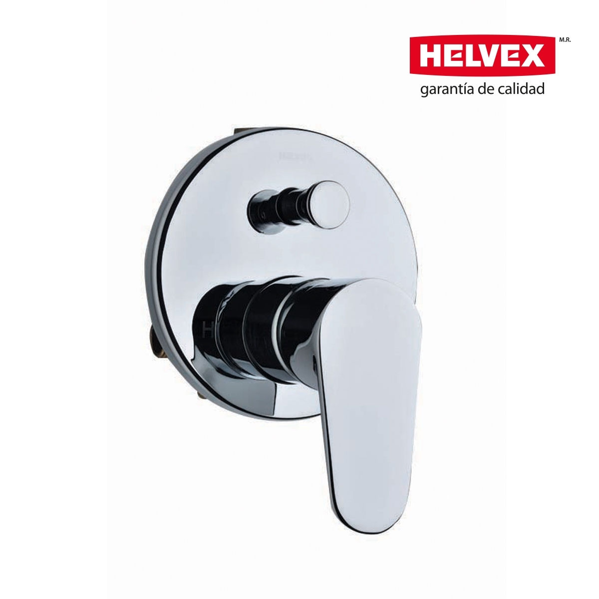 MONOMANDO PARA REGADERA CON DESVIADOR CENTURY CROMO MOD. E-791