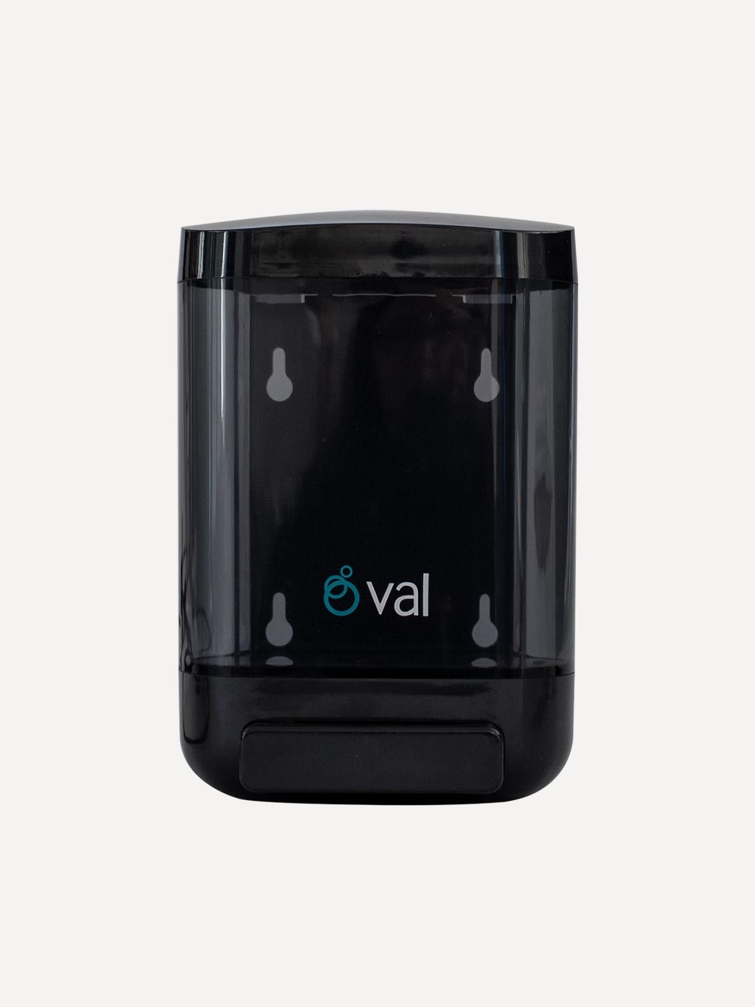 Jabonera rellenable humo con negro MOD. DV044