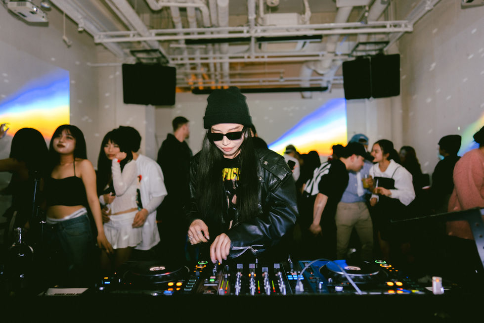 Event and Concert Photographer from Kitsap County / Greater Seattle Area captures a DJ (boiler room) set. Real life, flash style, dancing