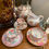 Miniature : Série de tasses en porcelaine Minton