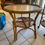 Miniature : Table rotin ronde