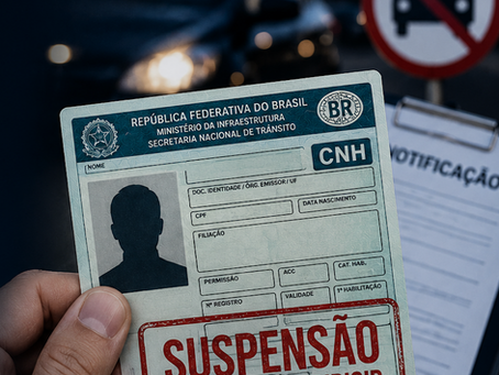 Recebi uma notificação de suspensão da CNH. E agora?