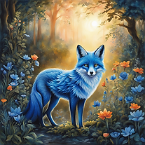 Fox Fairy azul
