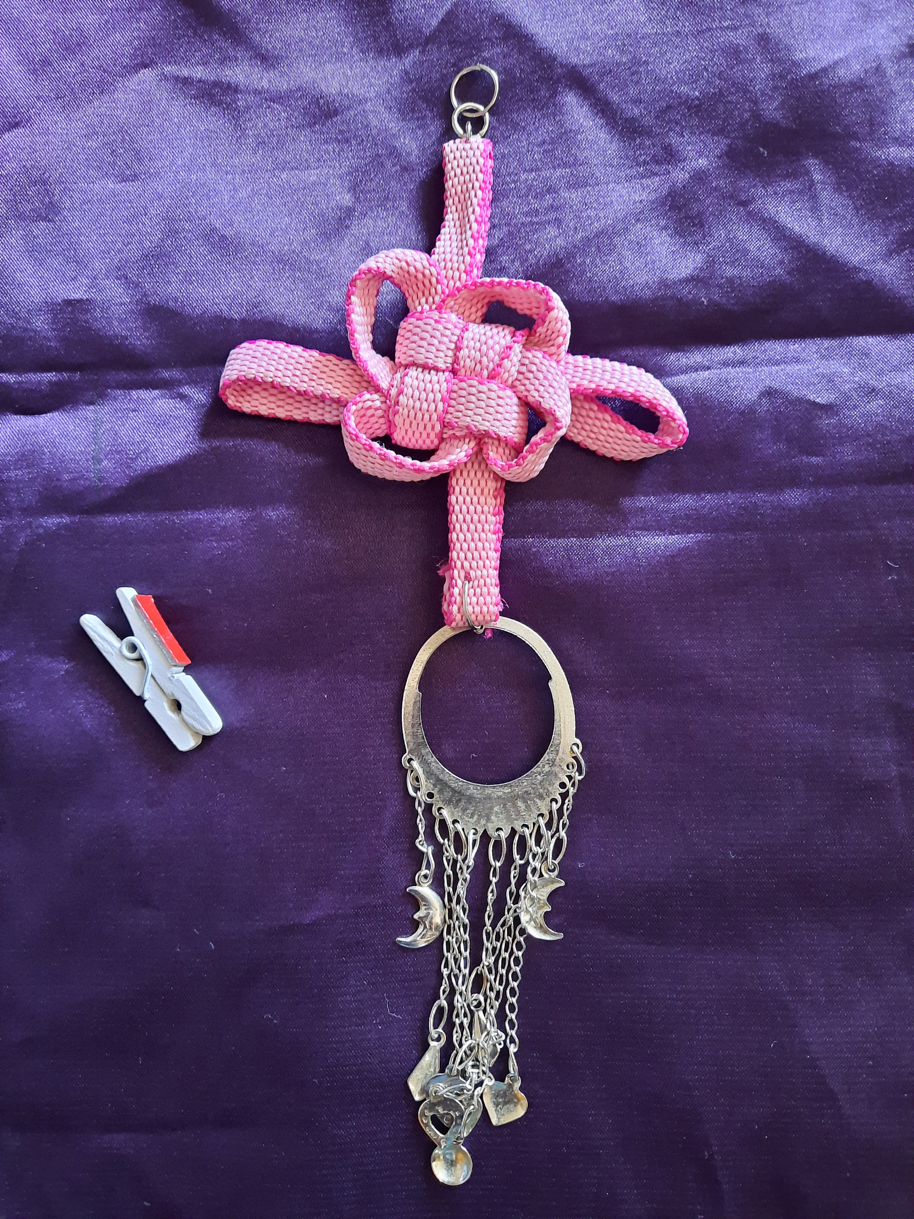 Nó da boa sorte - rosa