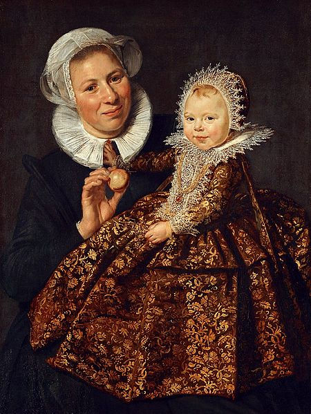 Catharina Hooft and her nurse, Frans Hals, oil on canvas, 86 x 65cm, 1619 – 1620, Gemaeldegalerie, Berlin