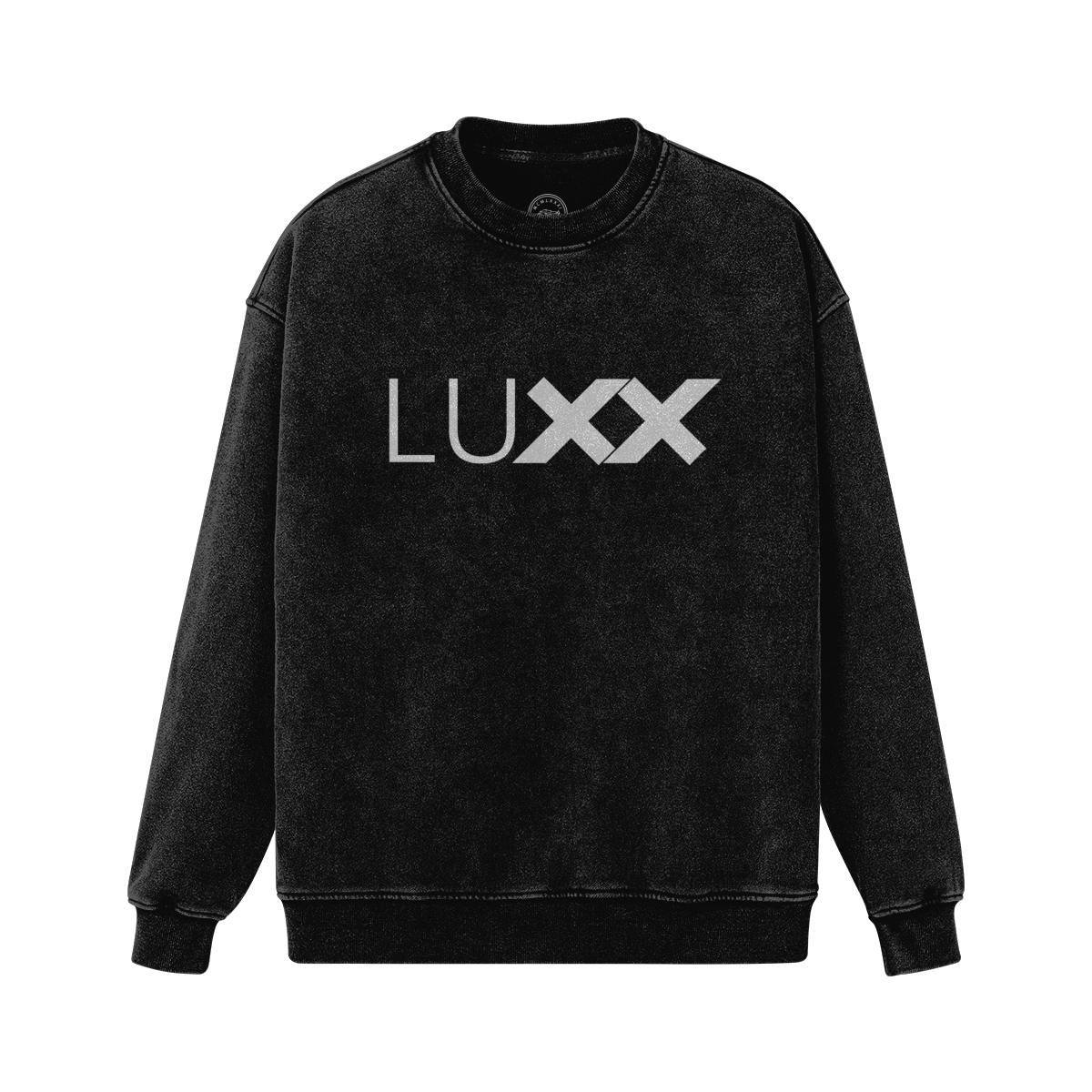 LUXX Acid Wash Cotton Oversized Sweatshirt