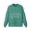 Thumbnail: Ocean Breeze Side-Slit Cotton Sweatshirt