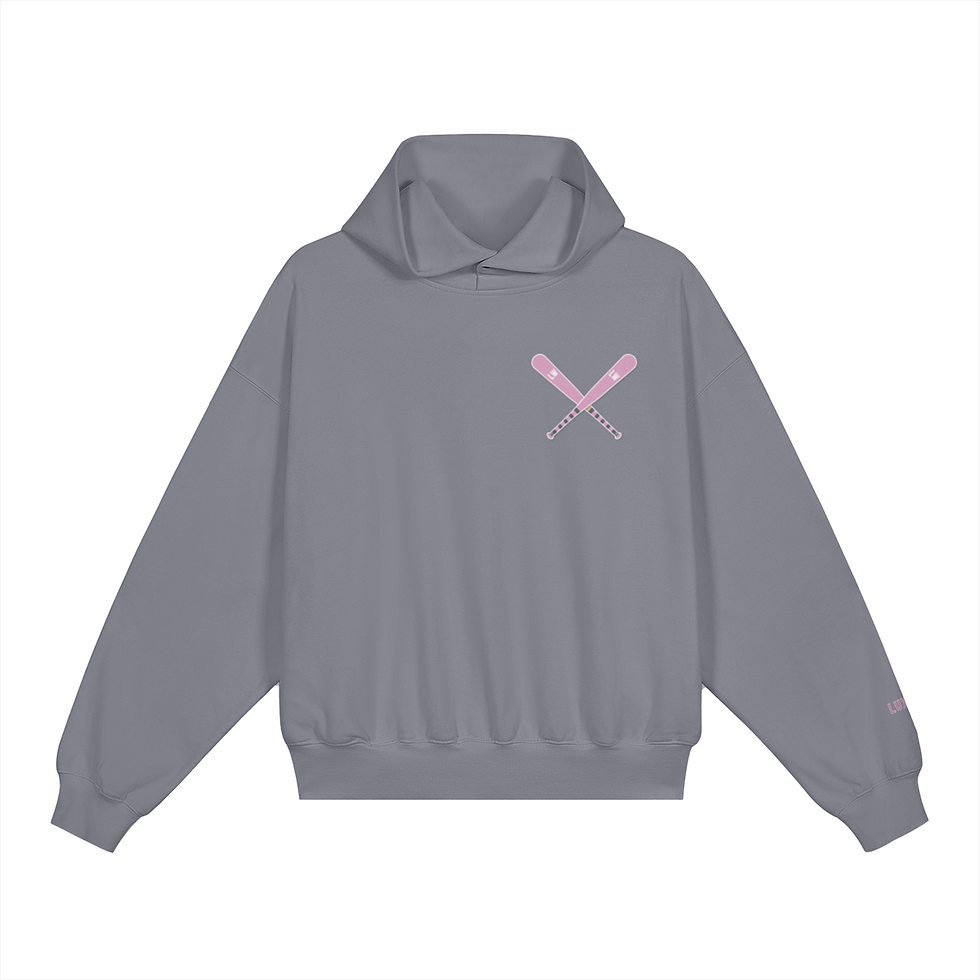Thumbnail: Luxx Batter Up Crop Hoodie 