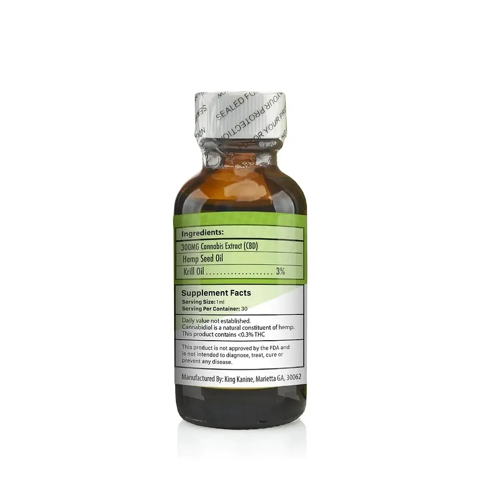 Thumbnail: KING KALM™ CBD 300mg - Large Size Pet & Dog Formula